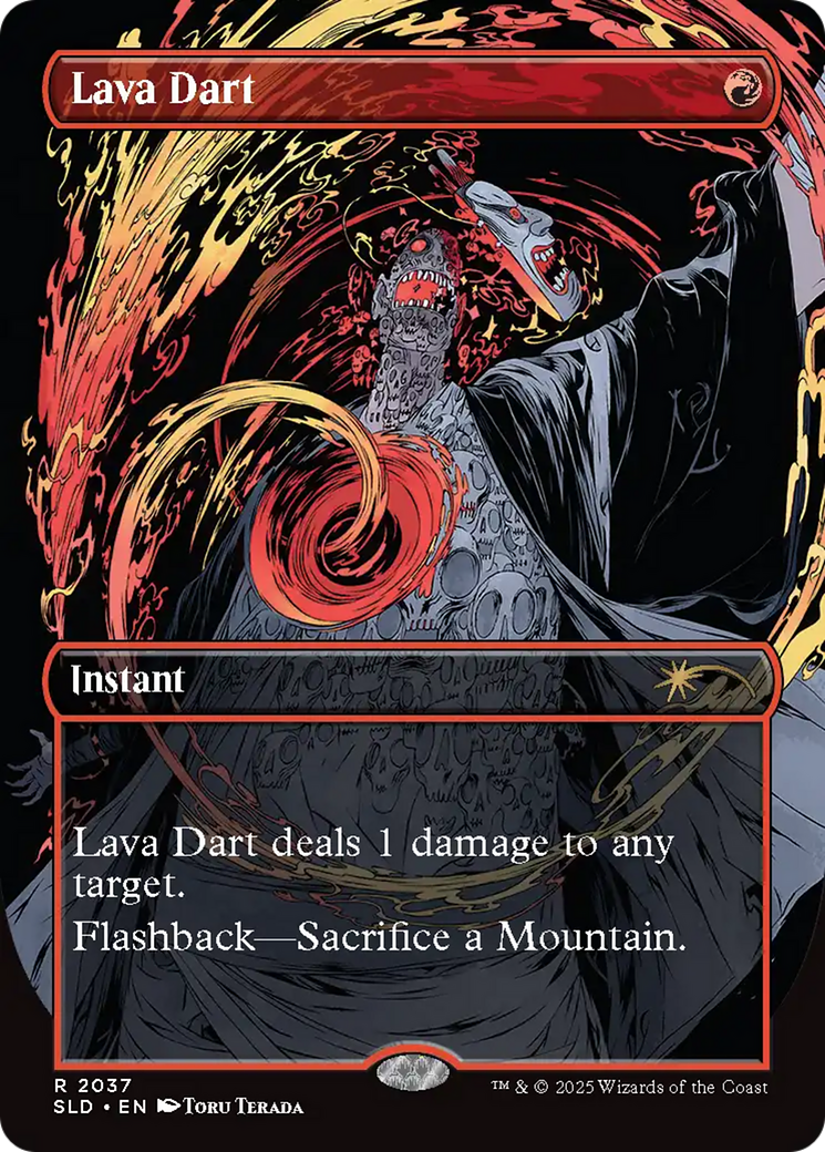 Lava Dart (Rainbow Foil) [Secret Lair Drop Series] | Galaxy Games LLC