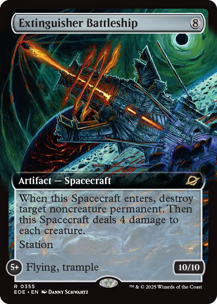 Extinguisher Battleship (Extended Art) [Edge of Eternities] | Galaxy Games LLC
