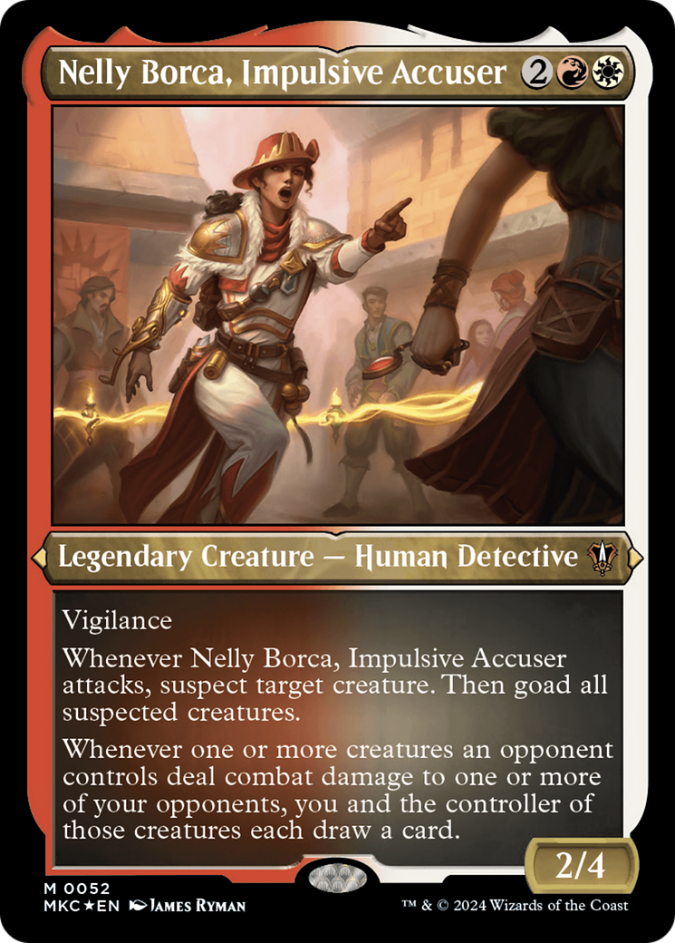 Nelly Borca, Impulsive Accuser (Display Commander) [Murders at Karlov Manor Commander] | Galaxy Games LLC