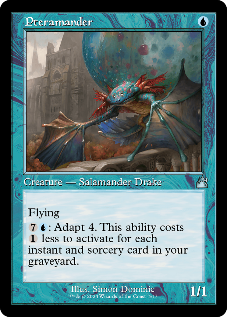 Pteramander (Retro Frame) [Ravnica Remastered] | Galaxy Games LLC