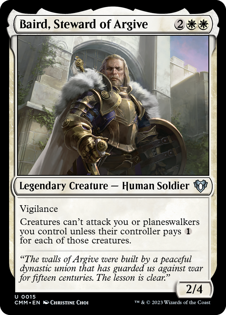 Baird, Steward of Argive [Commander Masters] | Galaxy Games LLC