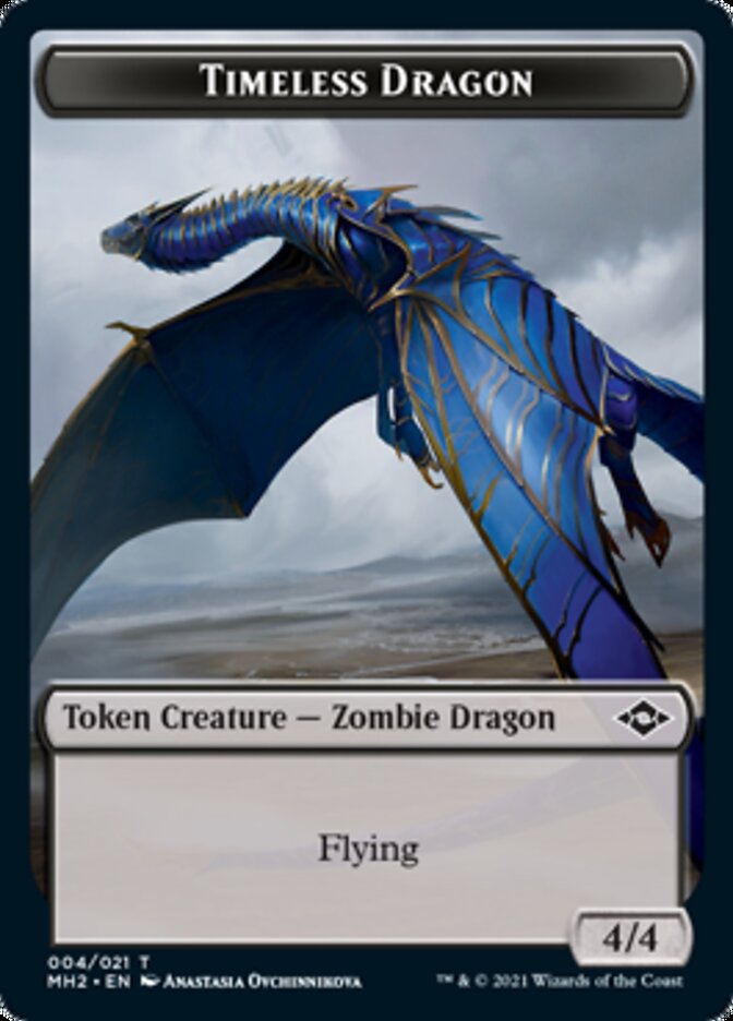 Clue (15) // Timeless Dragon Double-Sided Token [Modern Horizons 2 Tokens] | Galaxy Games LLC