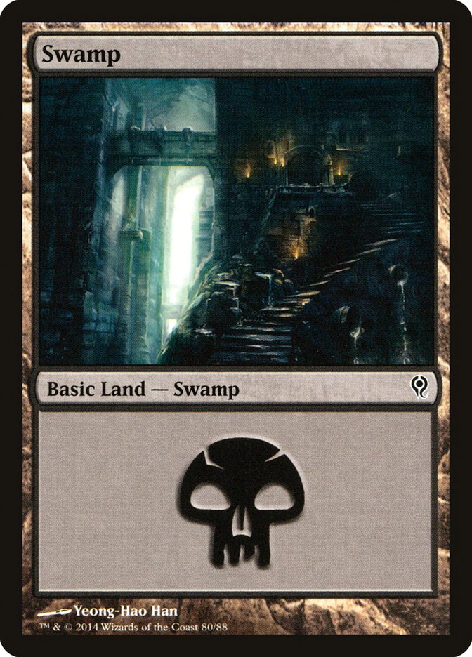 Swamp (80) [Duel Decks: Jace vs. Vraska] | Galaxy Games LLC