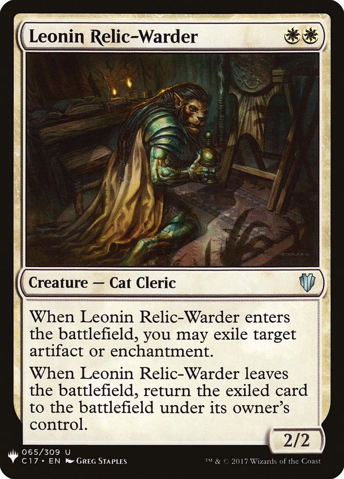 Leonin Relic-Warder [Mystery Booster] | Galaxy Games LLC