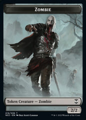 Zombie // Goat Double-Sided Token [Streets of New Capenna Commander Tokens] | Galaxy Games LLC