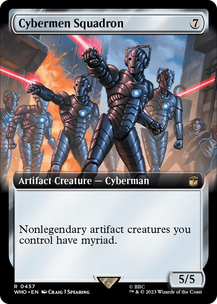 Cybermen Squadron (Extended Art) [Doctor Who] | Galaxy Games LLC