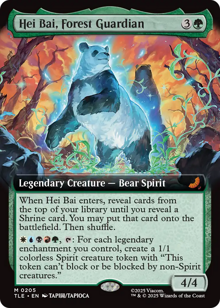 Hei Bai, Forest Guardian (Extended Art) [Avatar: The Last Airbender: Eternal-Legal] | Galaxy Games LLC