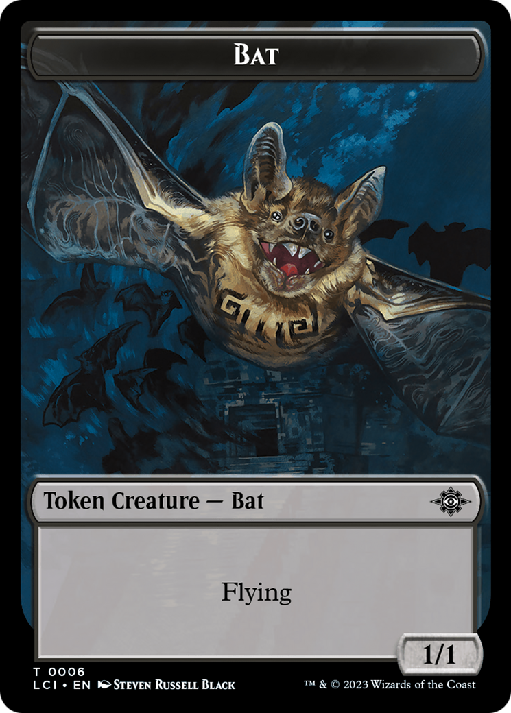 Bat Token [The Lost Caverns of Ixalan Tokens] | Galaxy Games LLC