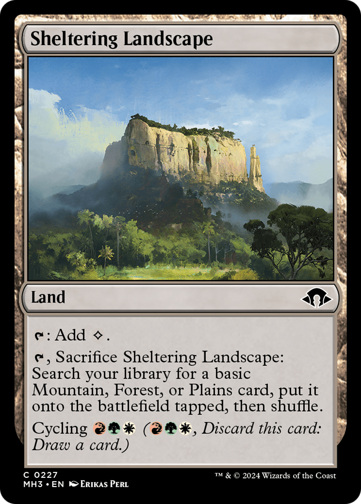 Sheltering Landscape [Modern Horizons 3] | Galaxy Games LLC