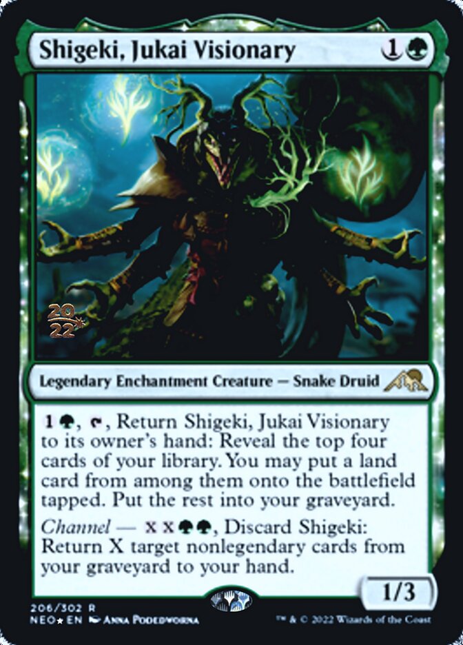 Shigeki, Jukai Visionary [Kamigawa: Neon Dynasty Prerelease Promos] | Galaxy Games LLC