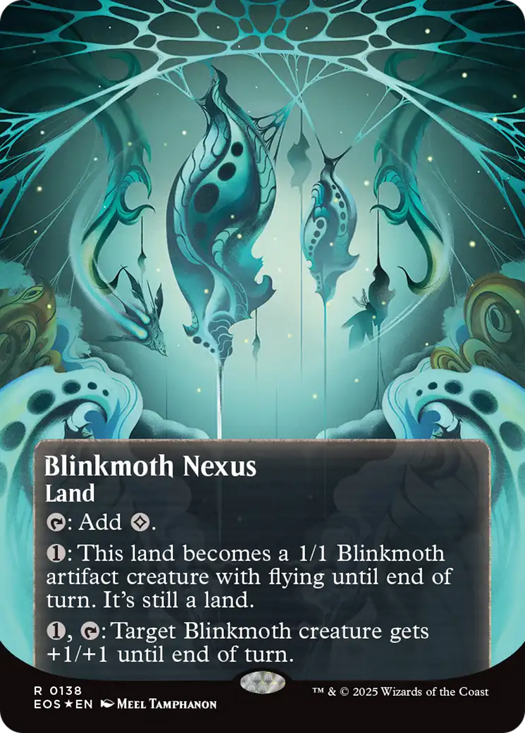 Blinkmoth Nexus (0138) (Borderless) (Galaxy Foil) [Edge of Eternities: Stellar Sights] | Galaxy Games LLC