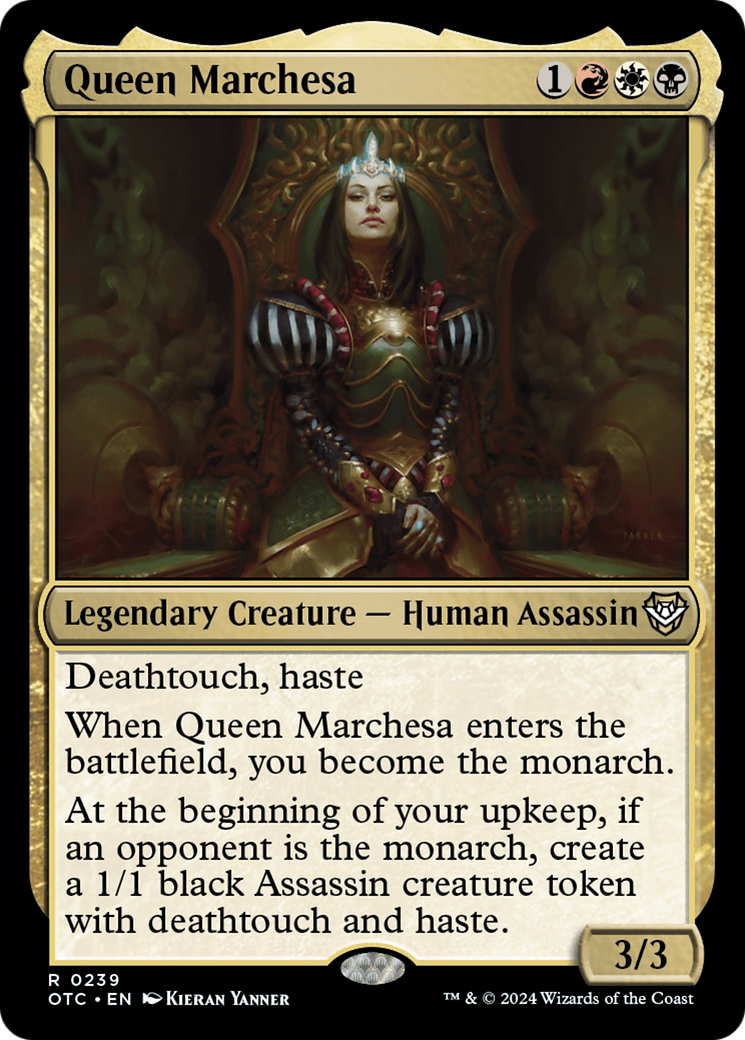 Queen Marchesa [Outlaws of Thunder Junction Commander] | Galaxy Games LLC