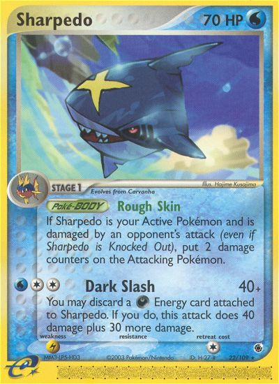 Sharpedo (22/109) [EX: Ruby & Sapphire] | Galaxy Games LLC