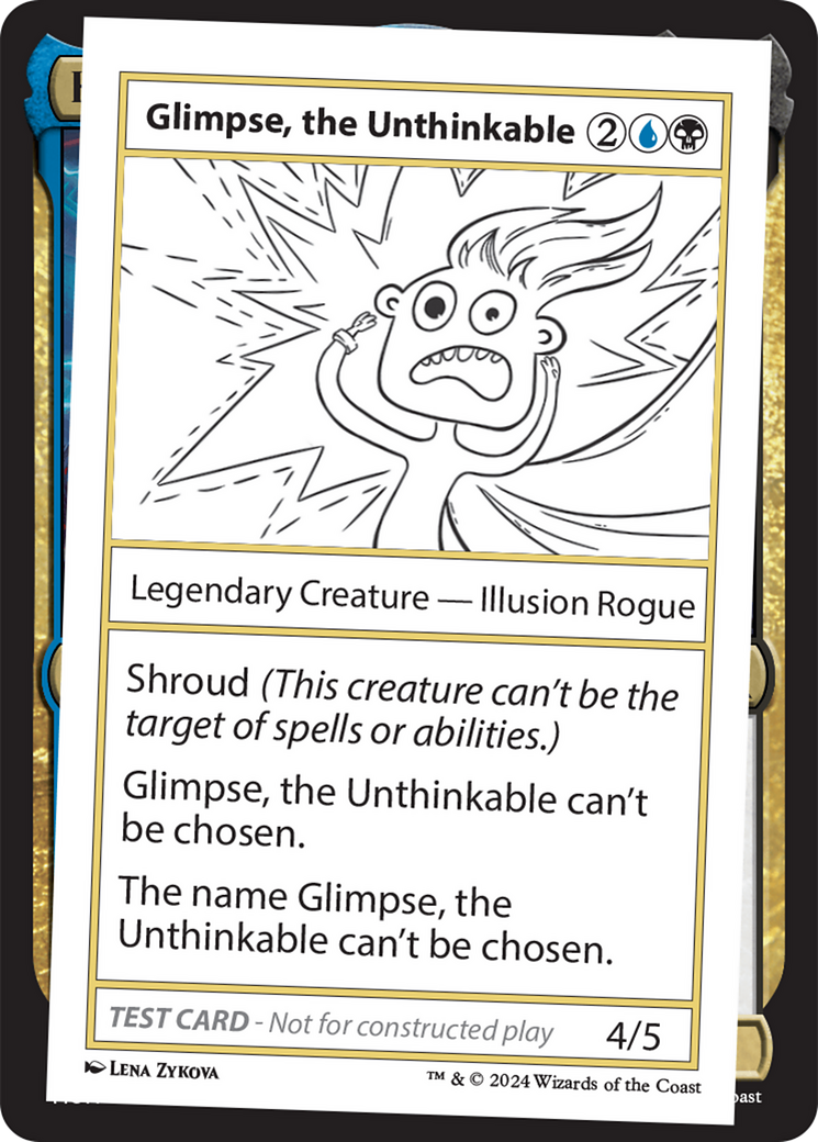 Glimpse, the Unthinkable [Mystery Booster 2 Playtest Cards] | Galaxy Games LLC