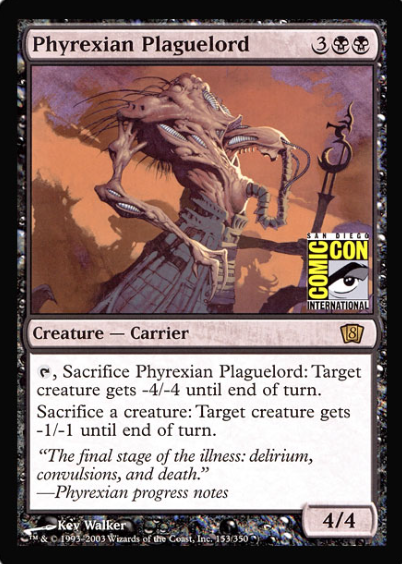 Phyrexian Plaguelord (San Diego Comic Con Oversized) [Oversize Cards] | Galaxy Games LLC
