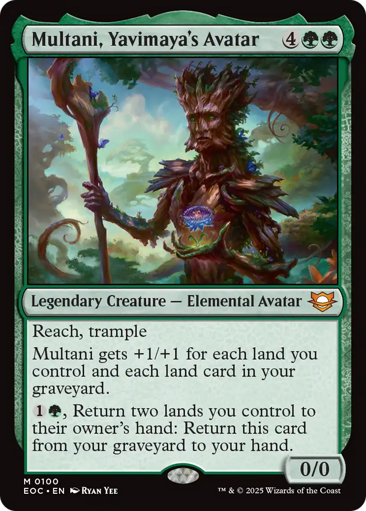 Multani, Yavimaya's Avatar [Edge of Eternities Commander] | Galaxy Games LLC