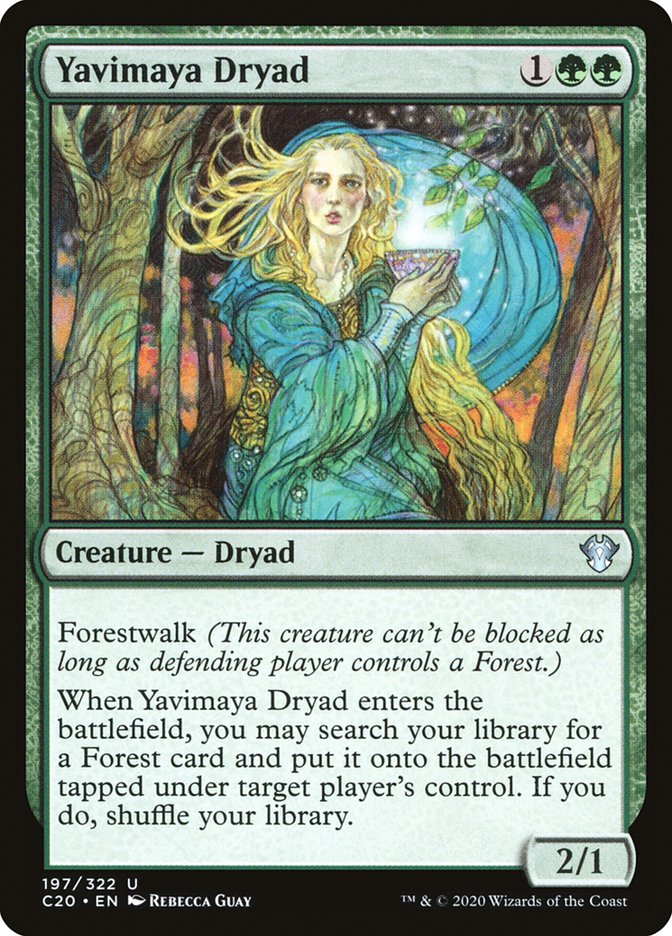 Yavimaya Dryad [Commander 2020] | Galaxy Games LLC