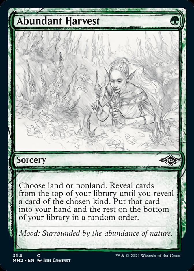 Abundant Harvest (Sketch) [Modern Horizons 2] | Galaxy Games LLC