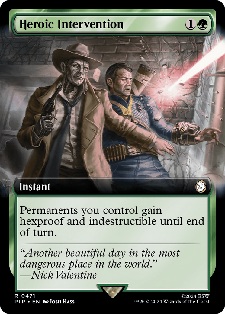 Heroic Intervention (Extended Art) [Fallout] | Galaxy Games LLC