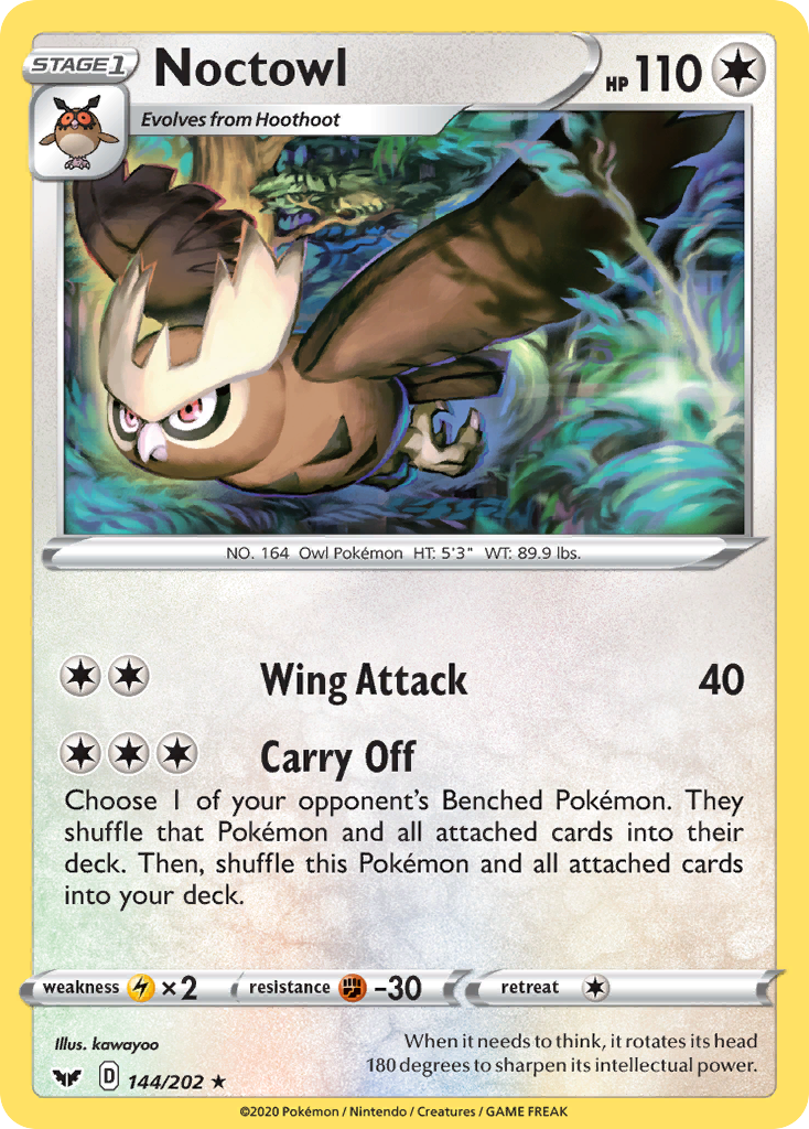 Noctowl (144/202) [Sword & Shield: Base Set] | Galaxy Games LLC