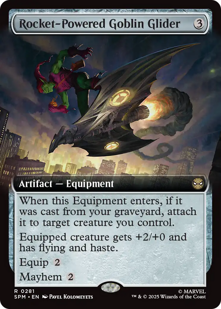 Rocket-Powered Goblin Glider (Extended Art) [Marvel's Spider-Man] | Galaxy Games LLC