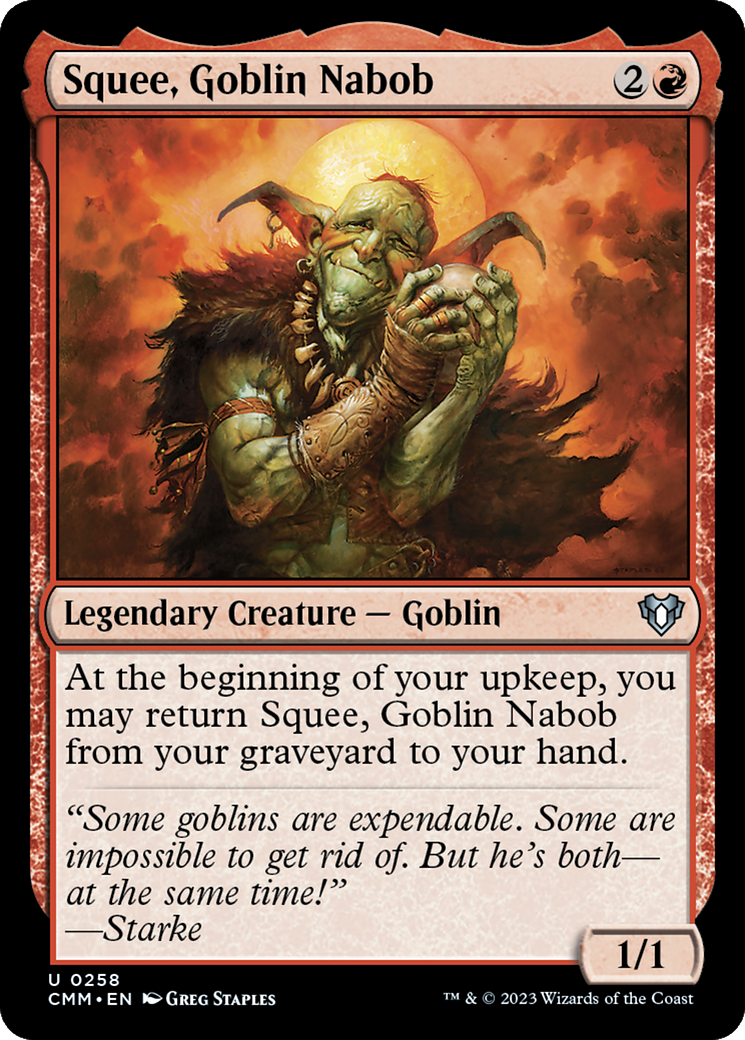 Squee, Goblin Nabob [Commander Masters] | Galaxy Games LLC