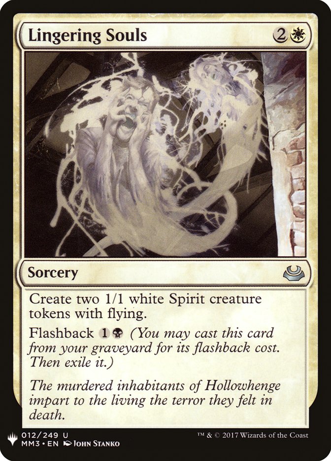 Lingering Souls [Mystery Booster] | Galaxy Games LLC