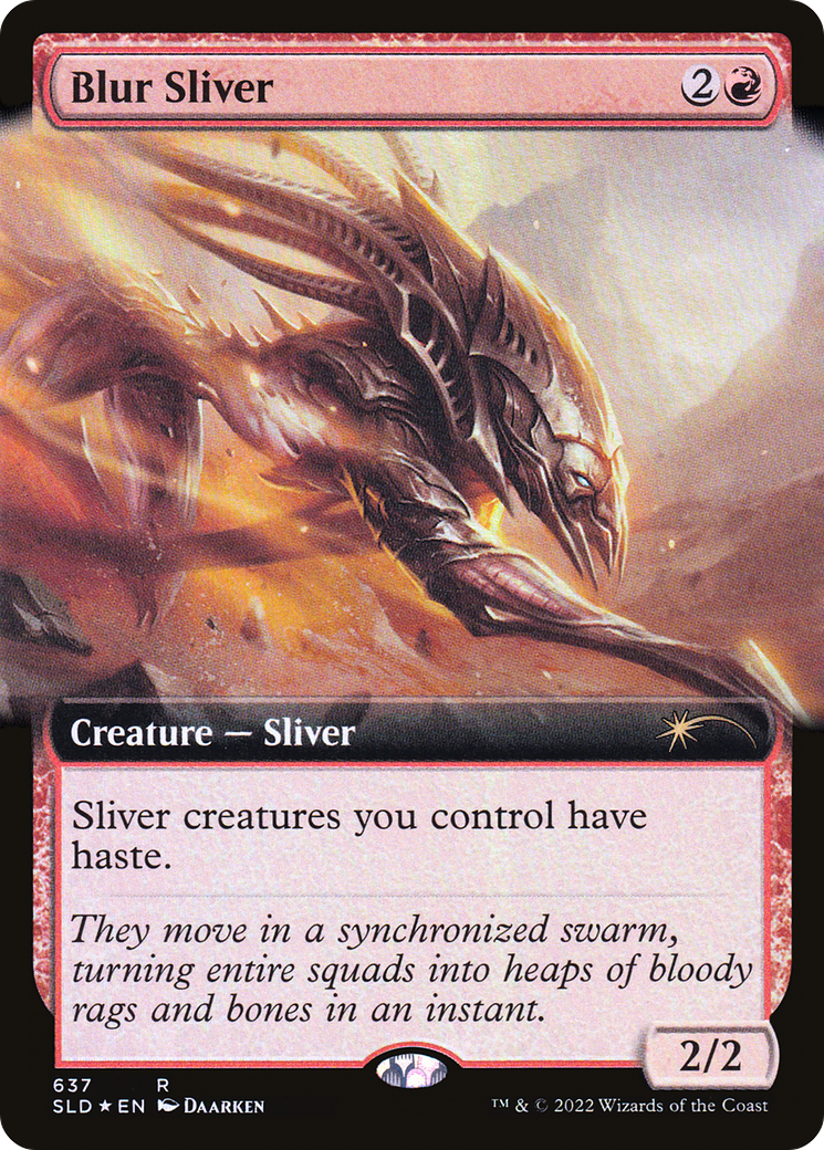 Blur Sliver (Extended Art) [Secret Lair Drop Promos] | Galaxy Games LLC