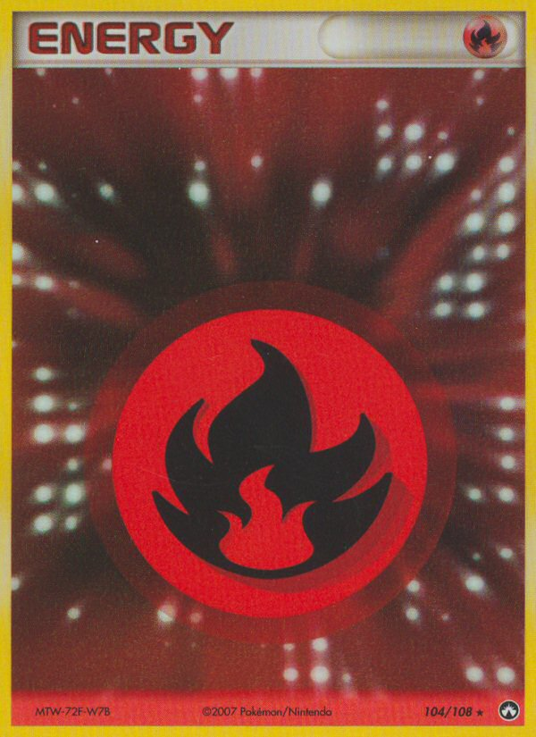 Fire Energy (104/108) [EX: Power Keepers] | Galaxy Games LLC