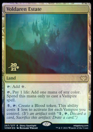 Voldaren Estate [Innistrad: Crimson Vow Prerelease Promos] | Galaxy Games LLC