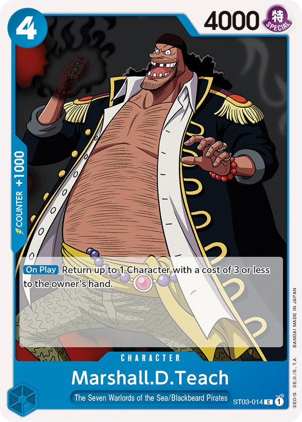 Marshall.D.Teach [Starter Deck: The Seven Warlords of The Sea] | Galaxy Games LLC