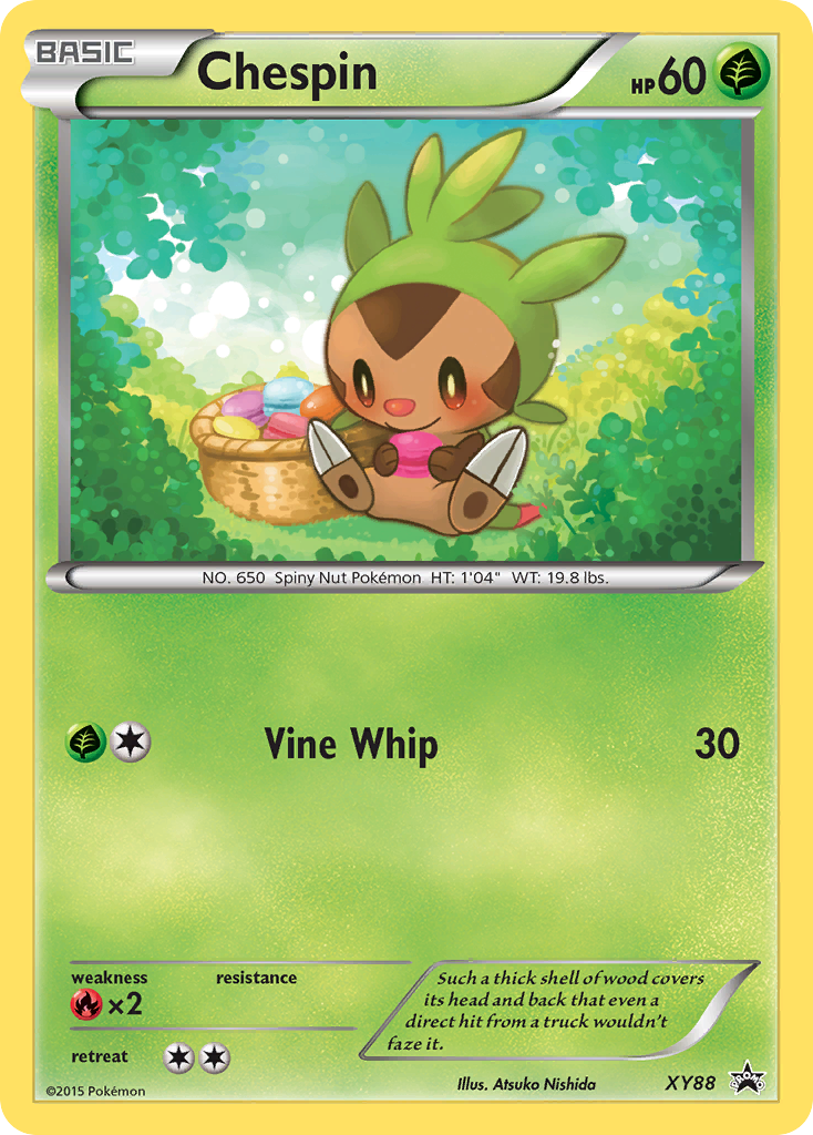 Chespin (XY88) (Collector Chest) [XY: Black Star Promos] | Galaxy Games LLC