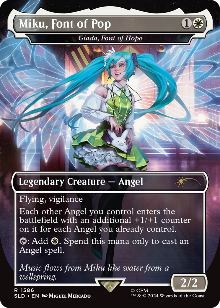 Miku, Font of Pop - Giada, Font of Hope [Secret Lair Drop Series] | Galaxy Games LLC