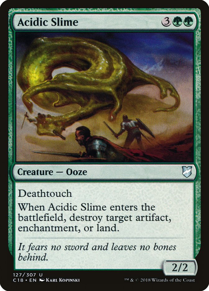 Acidic Slime [Commander 2018] | Galaxy Games LLC