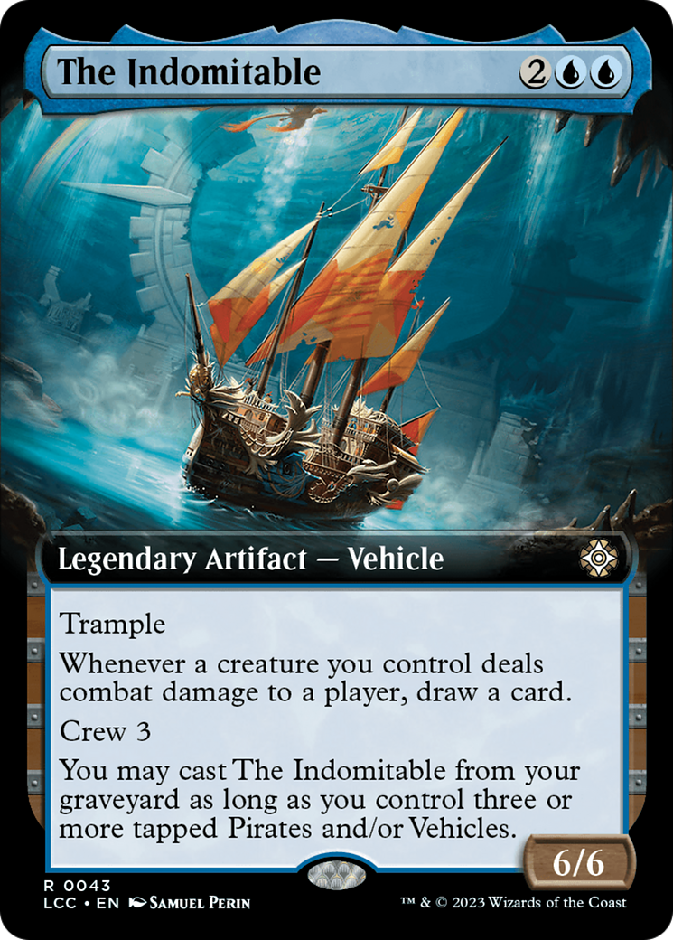 The Indomitable (Extended Art) [The Lost Caverns of Ixalan Commander] | Galaxy Games LLC