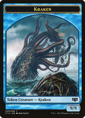 Kraken // Zombie (011/036) Double-Sided Token [Commander 2014 Tokens] | Galaxy Games LLC