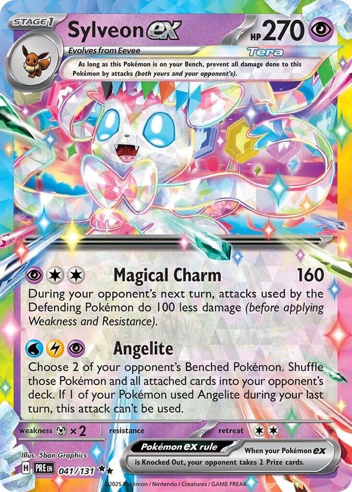 Sylveon ex (041/131) [Scarlet & Violet: Prismatic Evolutions] | Galaxy Games LLC