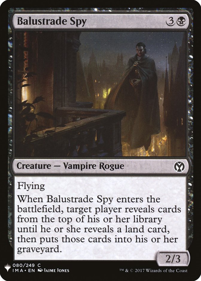 Balustrade Spy [Mystery Booster] | Galaxy Games LLC