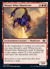 Mount Velus Manticore [Modern Horizons 2] | Galaxy Games LLC