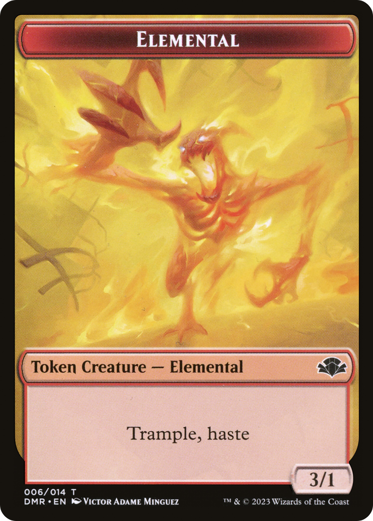 Elemental Token [Dominaria Remastered Tokens] | Galaxy Games LLC