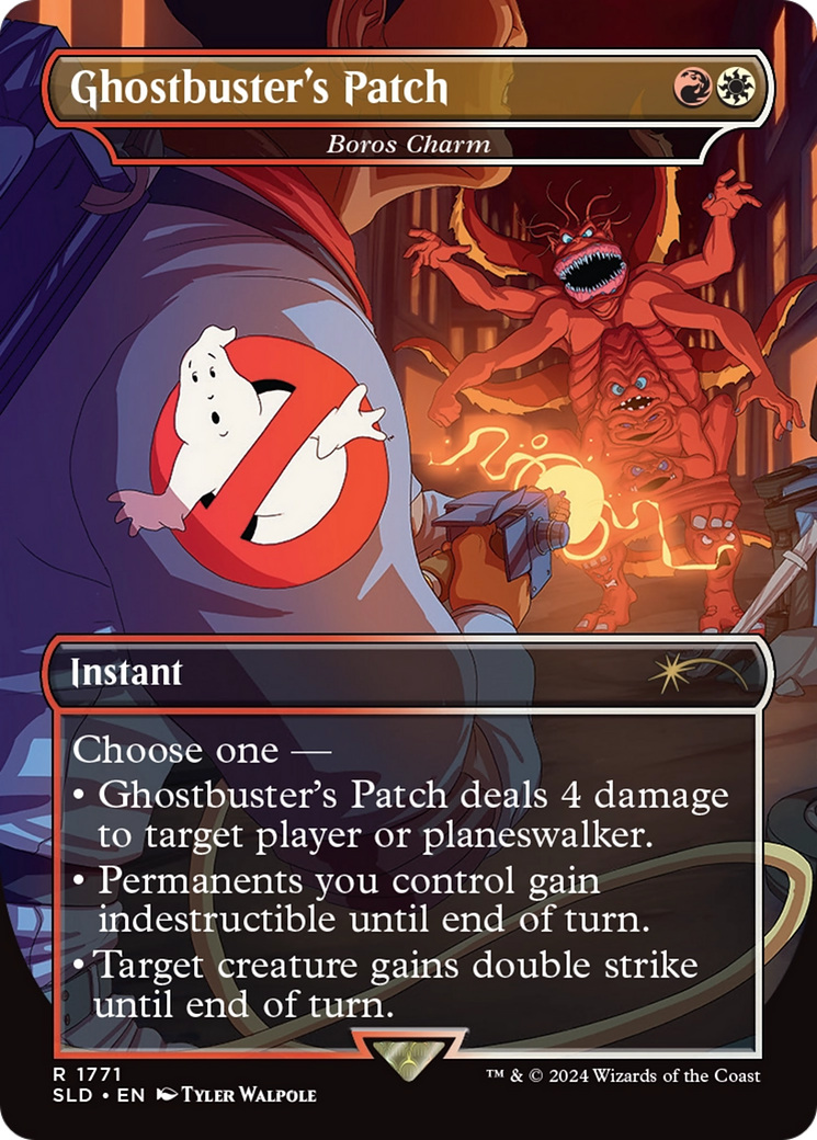 Ghostbuster's Patch - Boros Charm [Secret Lair Drop Series] | Galaxy Games LLC