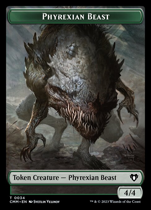 Eldrazi Scion // Phyrexian Beast Double-Sided Token [Commander Masters Tokens] | Galaxy Games LLC