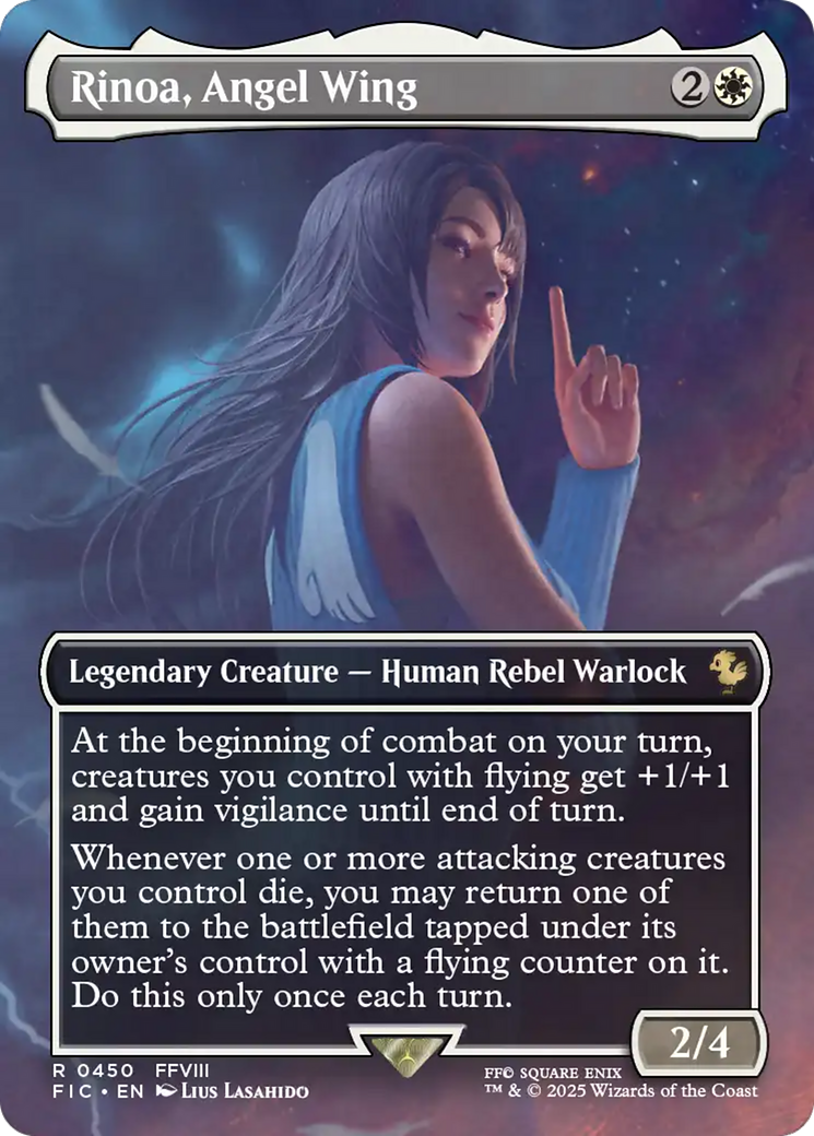 Rinoa, Angel Wing (Borderless) [FINAL FANTASY Commander] | Galaxy Games LLC