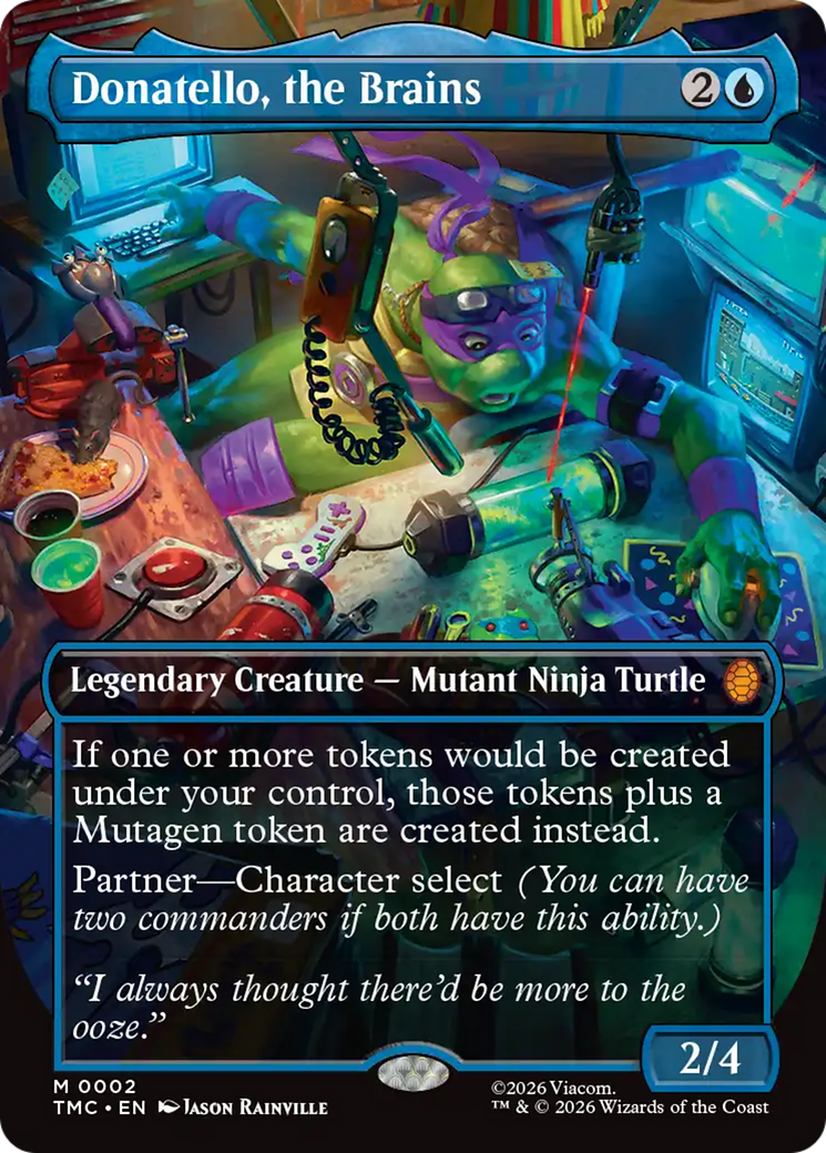 Donatello, the Brains (Borderless) [Teenage Mutant Ninja Turtles Commander] | Galaxy Games LLC