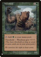 Werebear [The List Reprints] | Galaxy Games LLC