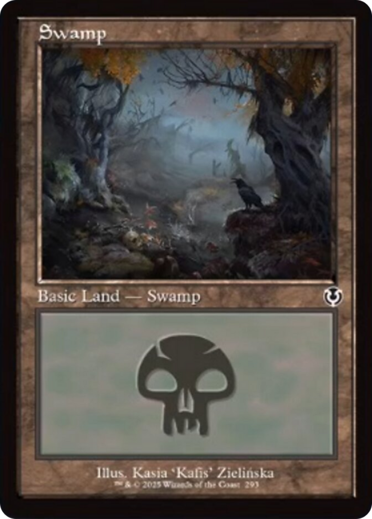 Swamp (293) (Retro Frame) [Innistrad Remastered] | Galaxy Games LLC