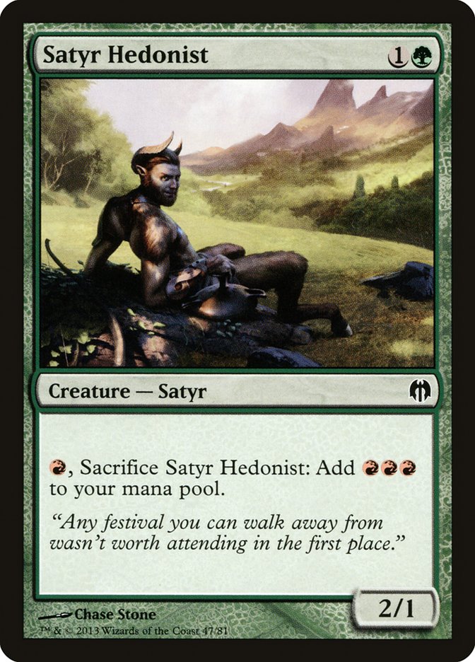 Satyr Hedonist [Duel Decks: Heroes vs. Monsters] | Galaxy Games LLC