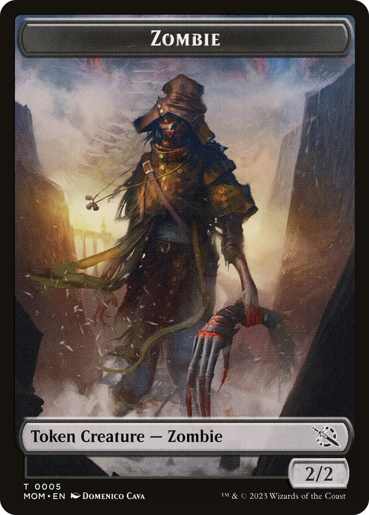 Treasure (21) // Zombie Double-Sided Token [March of the Machine Tokens] | Galaxy Games LLC