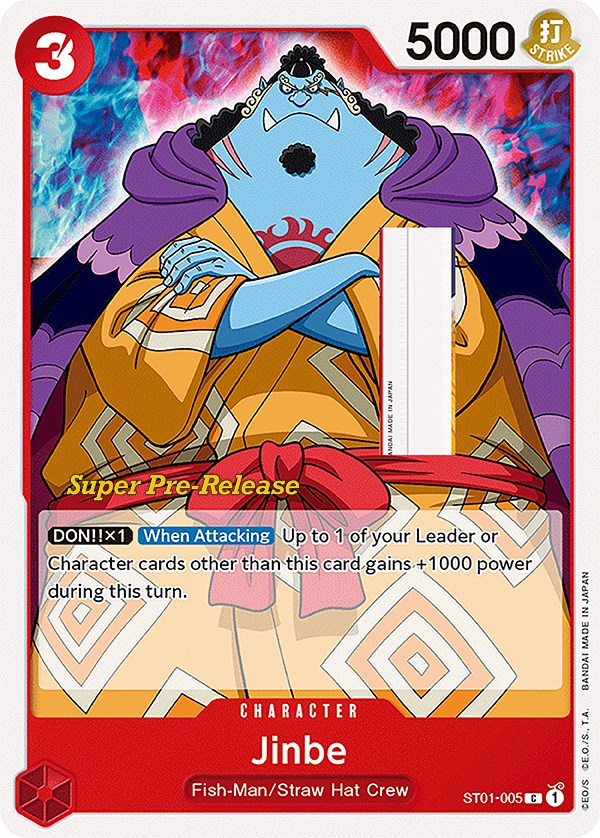 Jinbe [Super Pre-Release Starter Deck: Straw Hat Crew] | Galaxy Games LLC