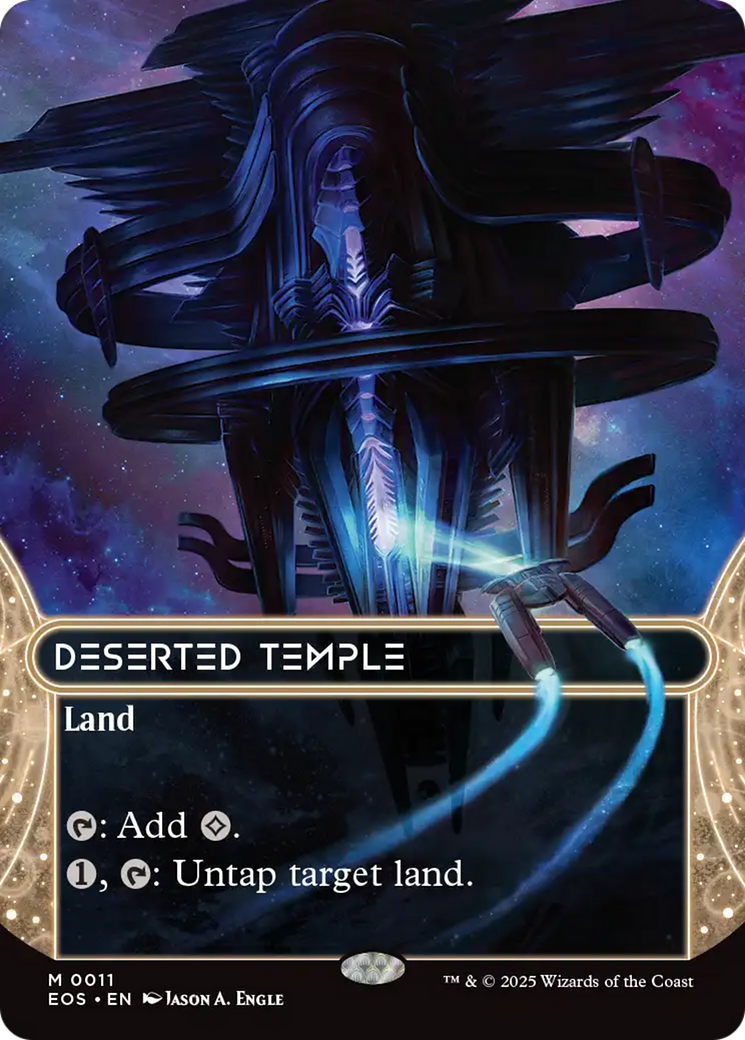 Deserted Temple (0011) (Borderless) [Edge of Eternities: Stellar Sights] | Galaxy Games LLC
